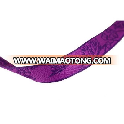 Polyester Jacquard Logo Tubular Webbing 45mm