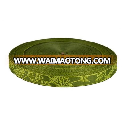 Custom Knitted Printed Polyester Elastic Webbing With Logo